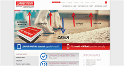 Desktop Screenshot of eurosystemy.cz